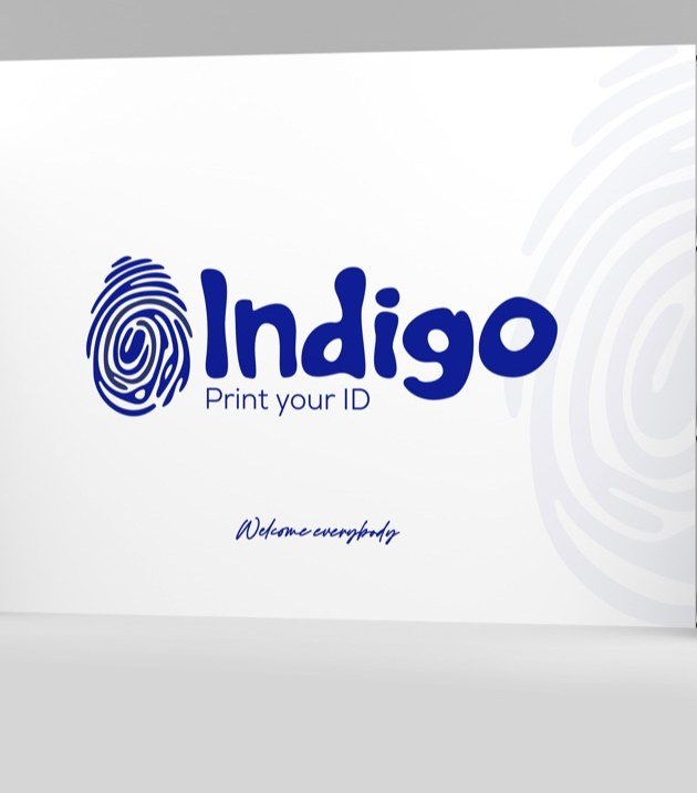 Mockup d'un photocall Indigo Space pour un événement